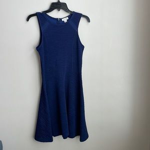 Blue tank Crimped dress